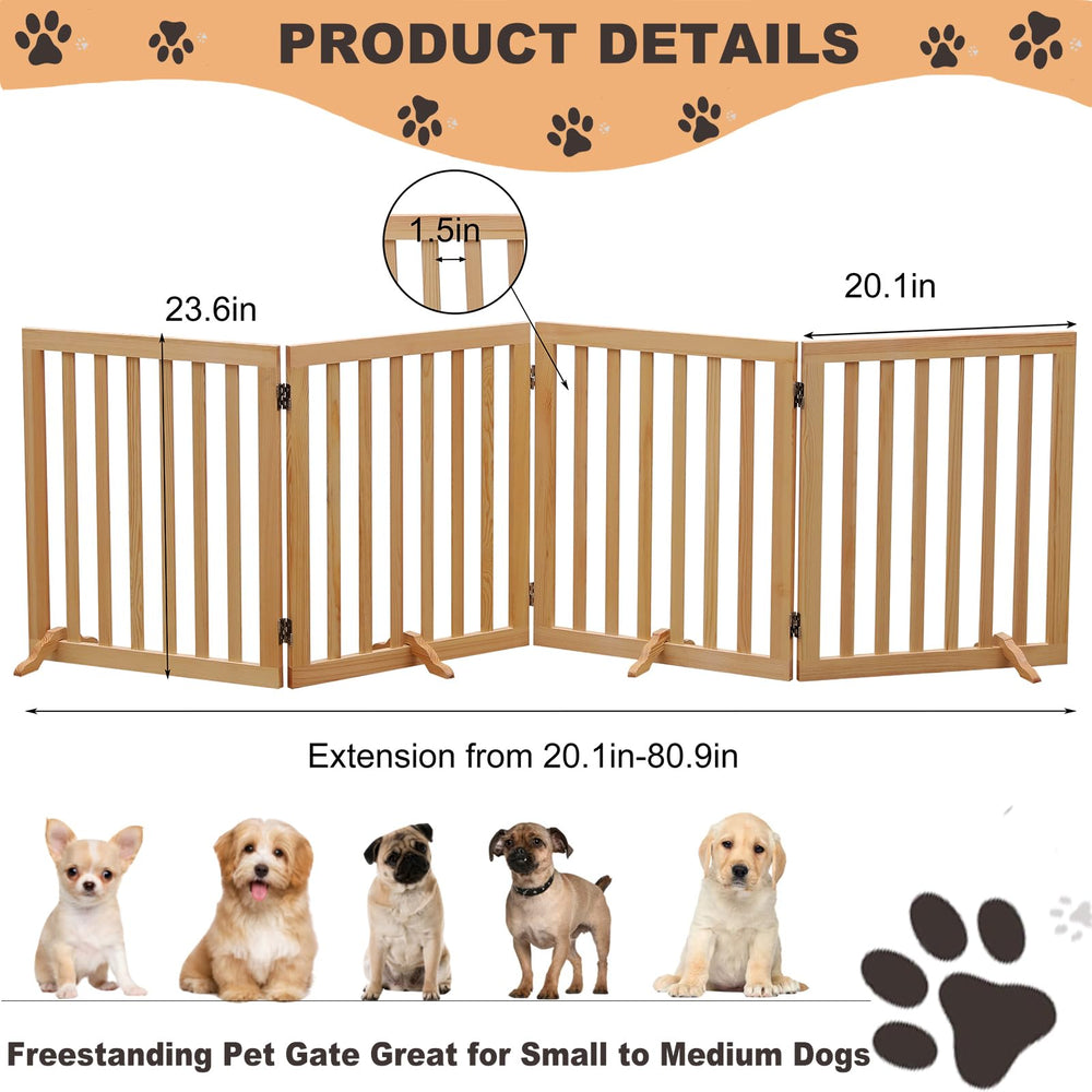 HAXIMWO6 wooden dog gate assembly steps shown for quick setup.