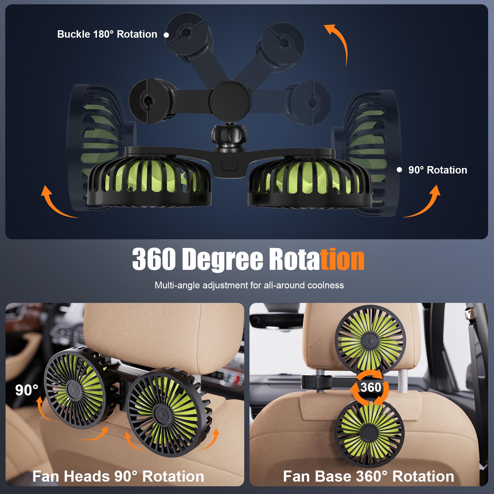 Hayousui brushless motor and copper spindle ensure durable, low-noise cooling