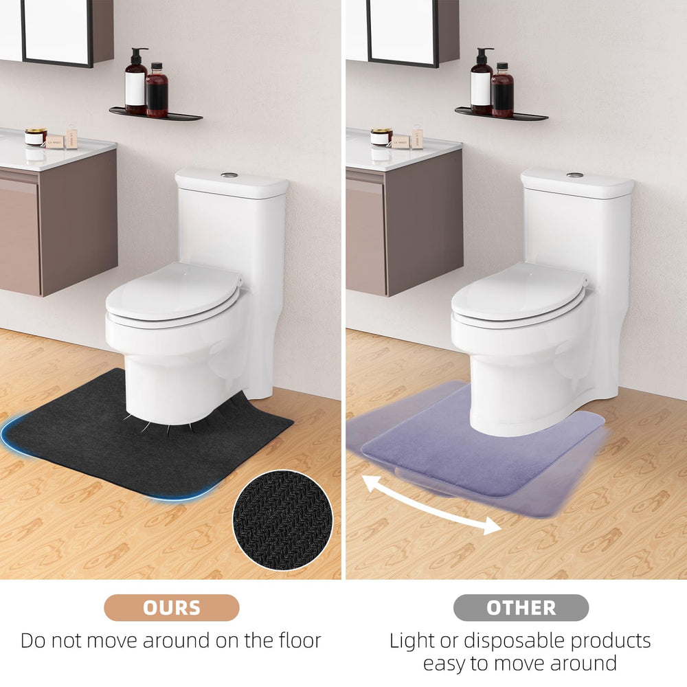 HBGOTL potty mats adjustable inner rim ensures snug fit around toilets.