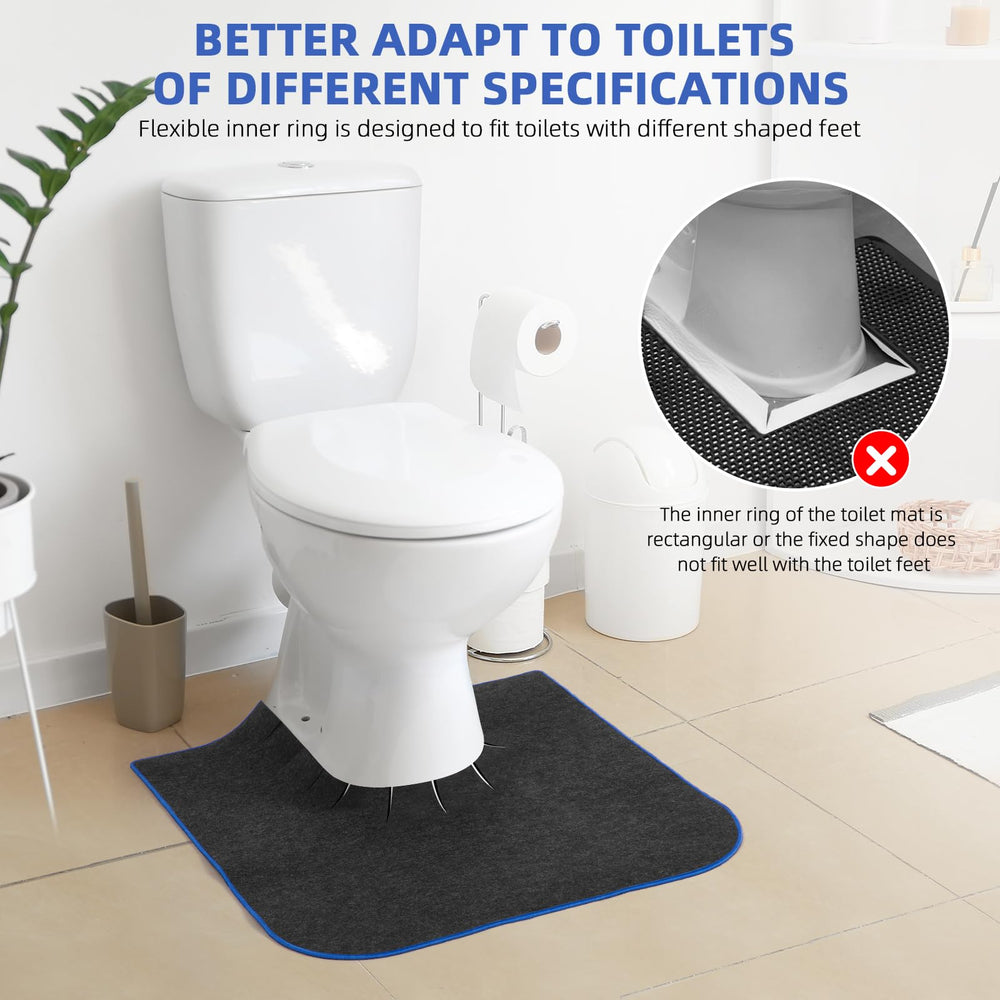 HBGOTL potty mats soft bottom provides non slip grip on wet floors.