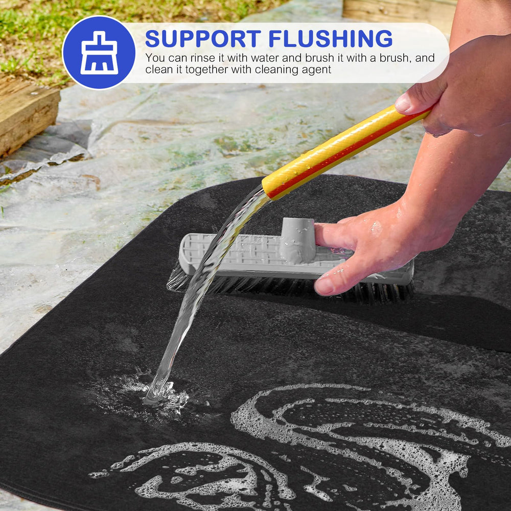 HBGOTL potty mats u shape design fits multiple toilet shapes.