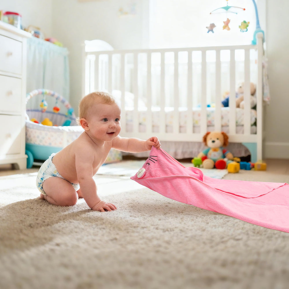 HBHLFZ hooded towel doubles as a wrap, cape, or light blanket