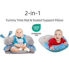 HbJoAixi detachable caterpillar play feature shown with baby