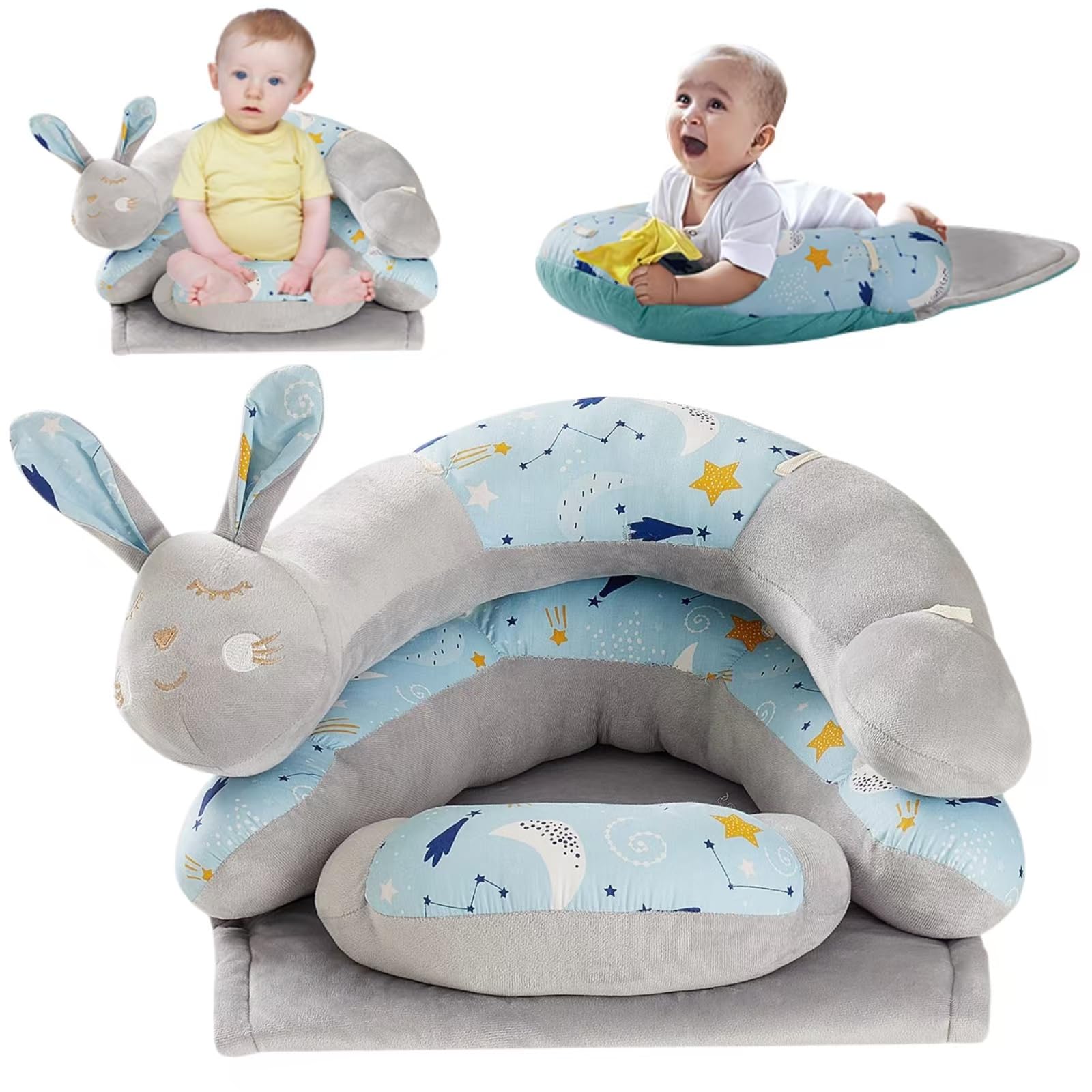 HbJoAixi non-slip bottom keeps mat in place during playtime