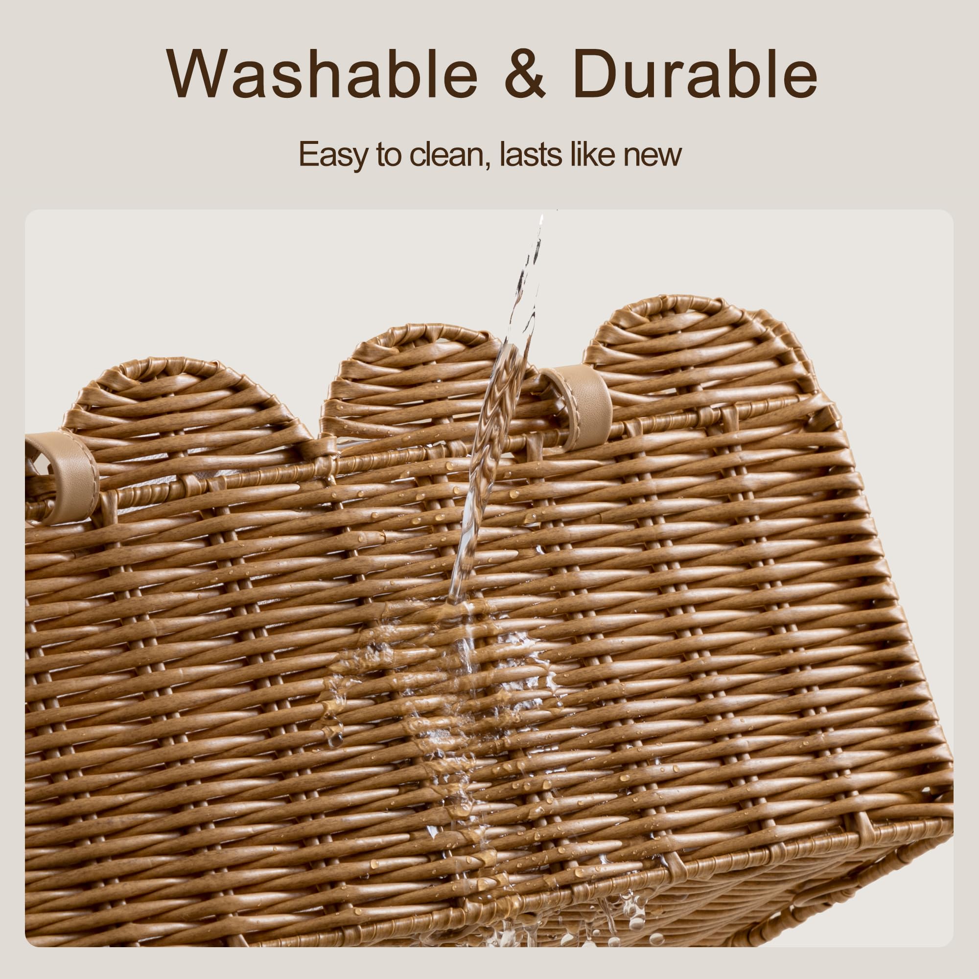 HBlife diaper caddy-basket-care-washable is easy to clean and maintain.