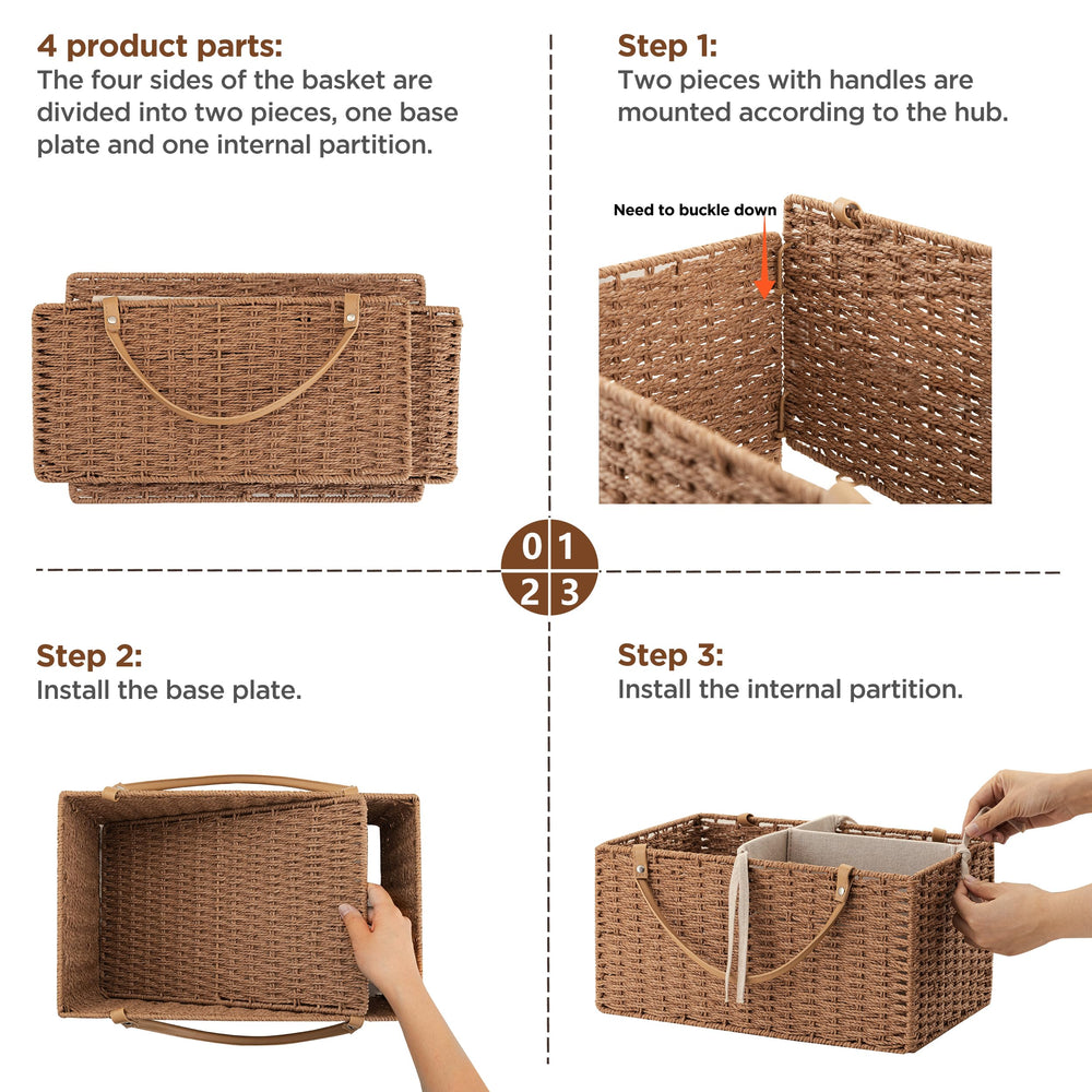 HBlife diaper caddy compact folded layout offers space-saving versatility for travel.