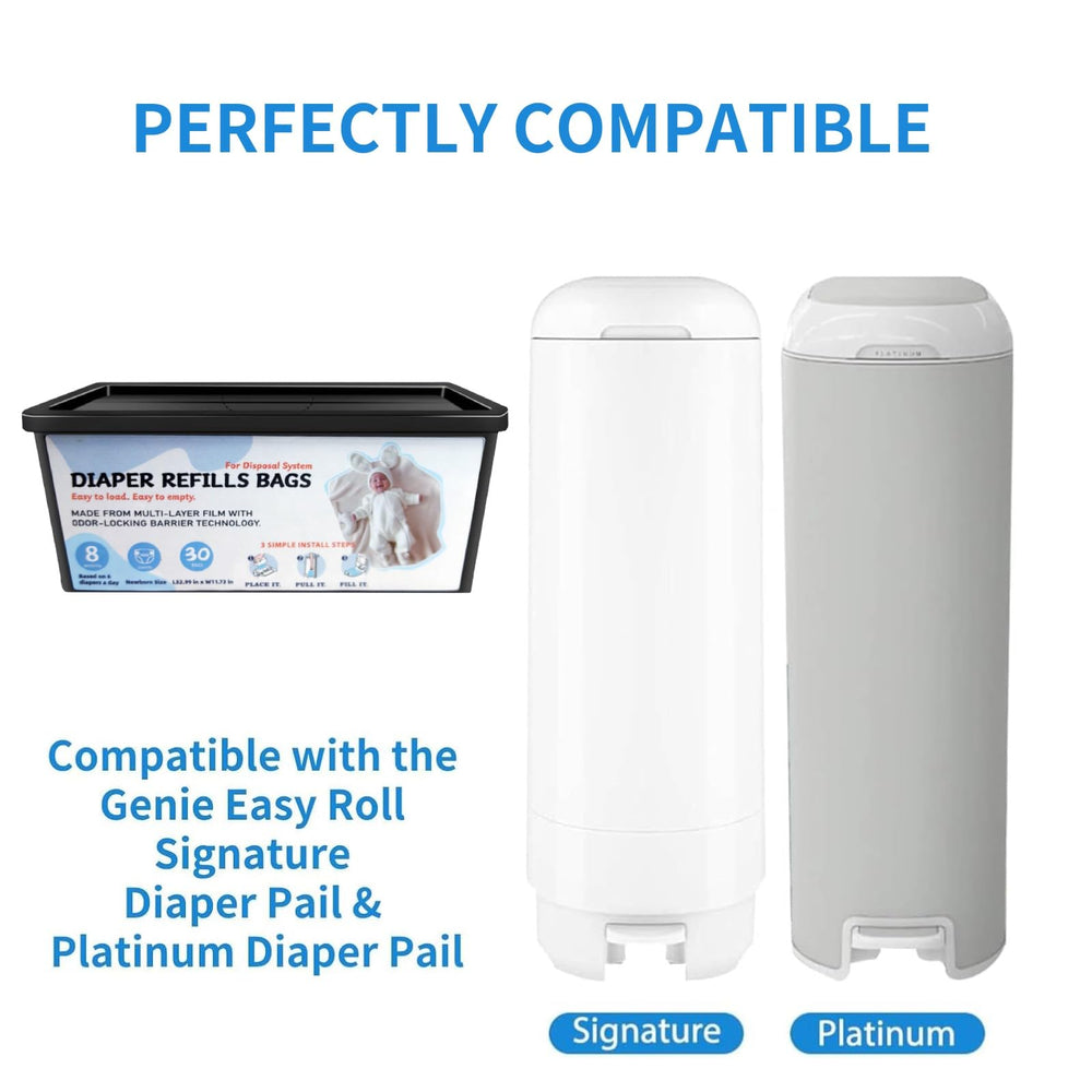 HBUYGF fragrant refill option helps keep the nursery smelling fresh