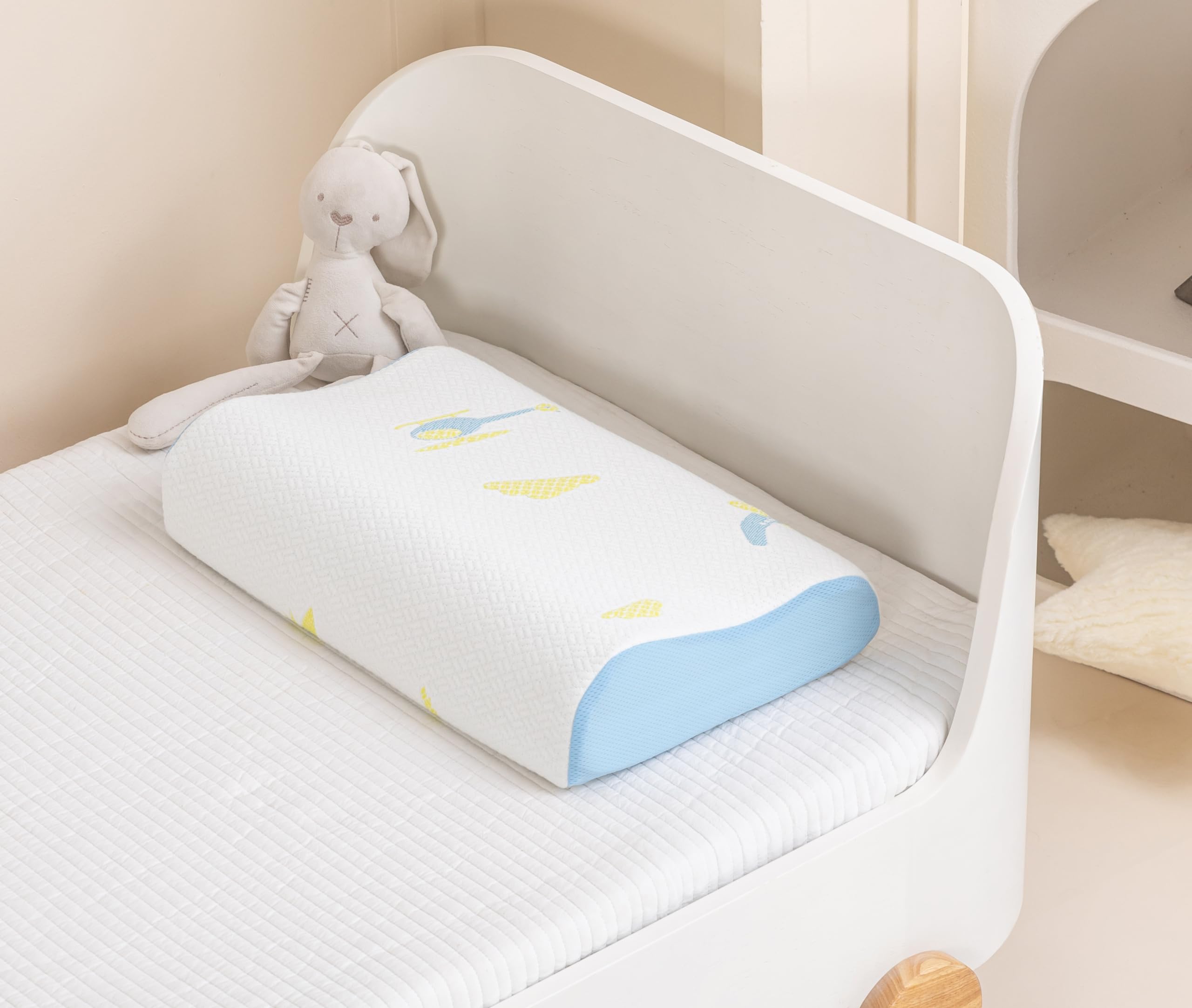 Hcore memory foam pillow shows breathable perforated design for cooler sleep