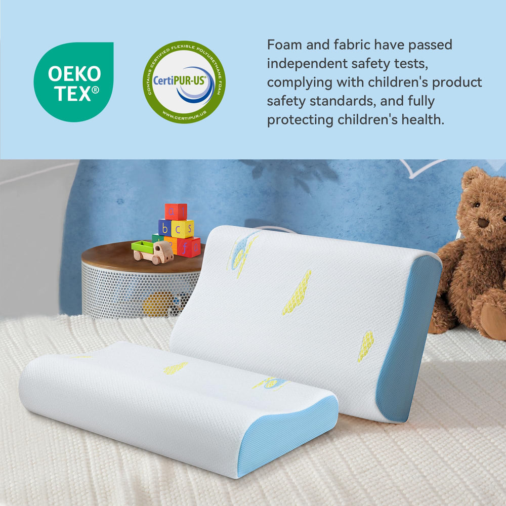 Hcore memory foam pillow neck-support contour aids alignment for relaxed sleep