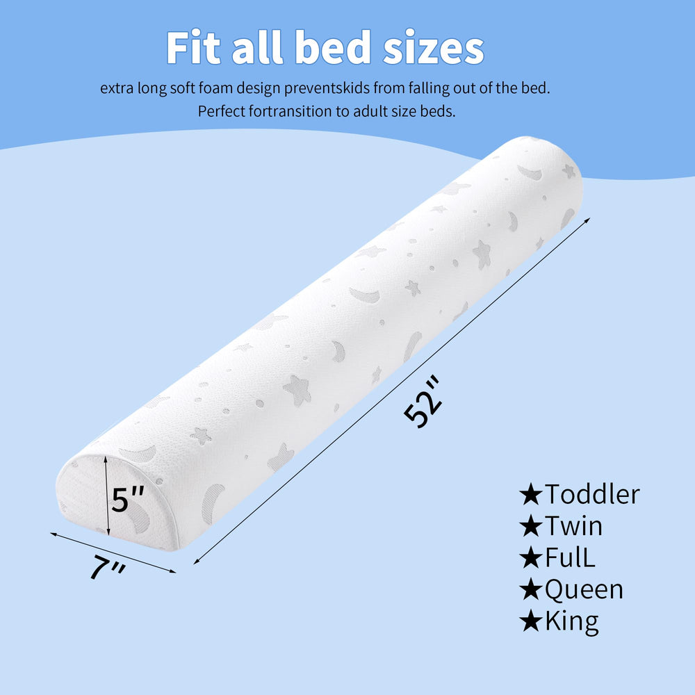 HDJOAPS bed rail on bed demonstrates quick setup and bedtime security
