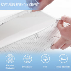 HDJOAPS Pack N Play mattress washable cover removal for easy cleaning on the go.