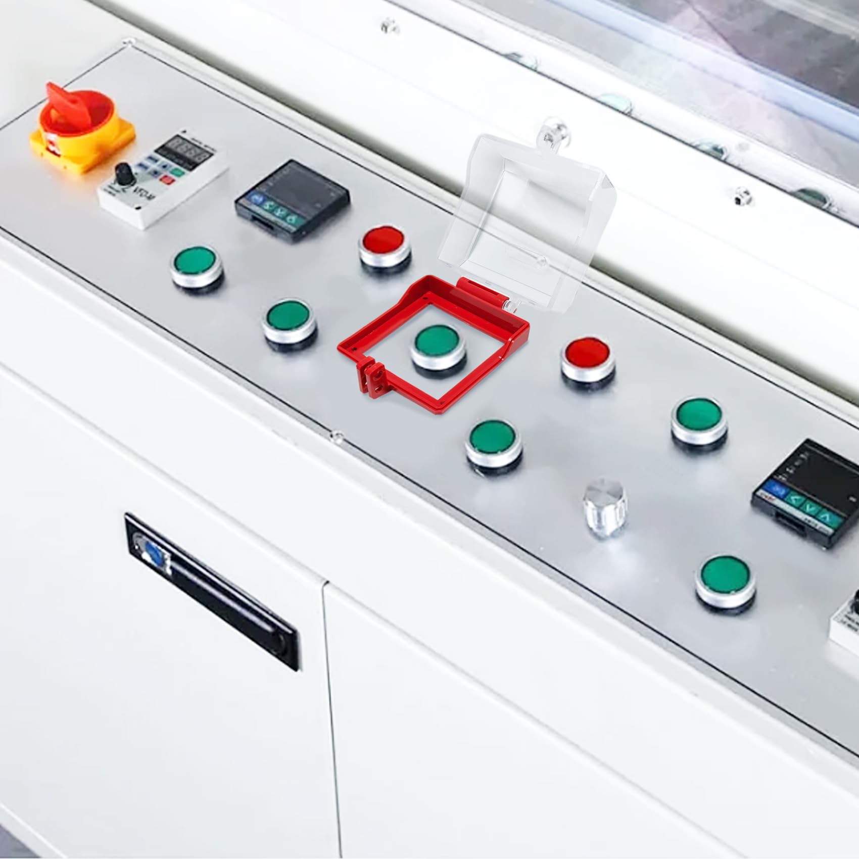 Hdtyyln emergency-stop-button-cover versatile installation suits homes, offices, and factories