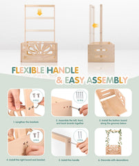 HDUYFYD baby crate hangers pack enables organized outfits and quick dressing