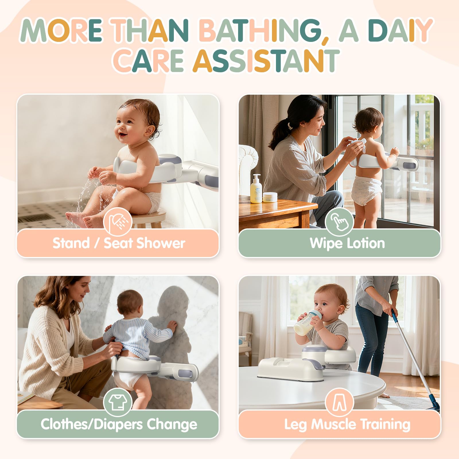 HDUYFYD easy-clean materials simplify maintenance after bath.