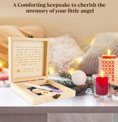 HDUYFYD Miscarriage Memorial Box open with keepsakes ready for cherished memories.