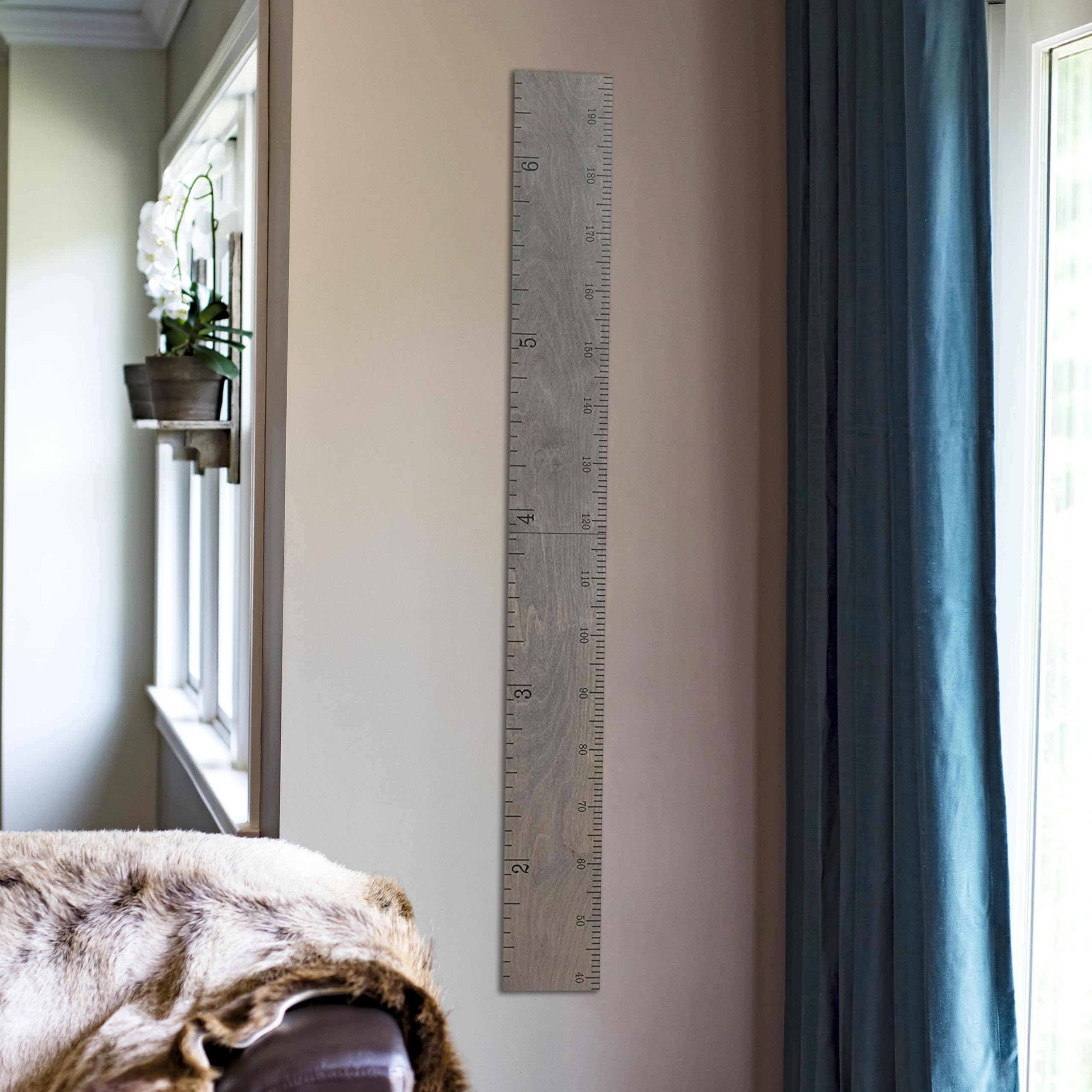 Headwaters Growth Chart Wall adhesive strips for quick, mess-free installation.