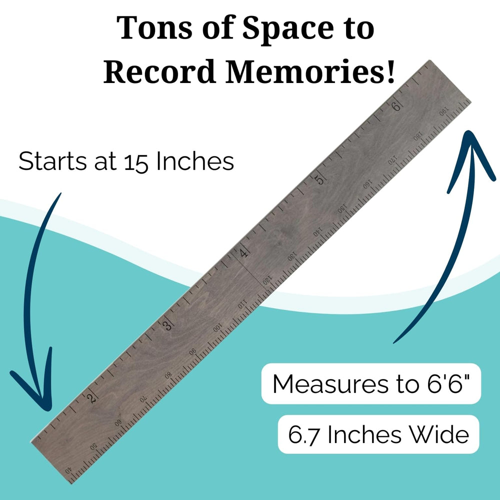 Headwaters Growth Chart Wall family-use display illustrating multi-age height tracking.