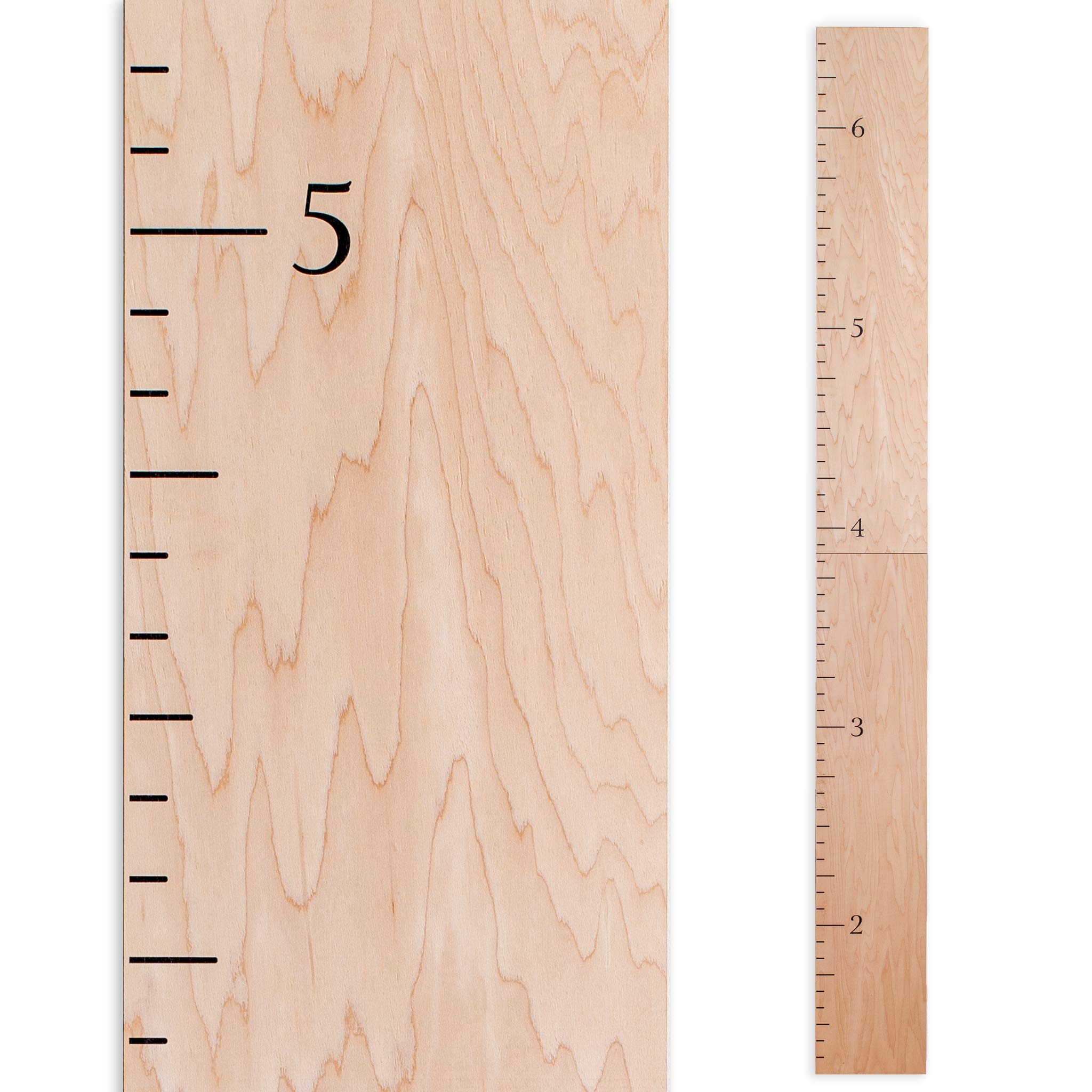 Headwaters Studio 63x6.7 inch chart measures growing heights with style.