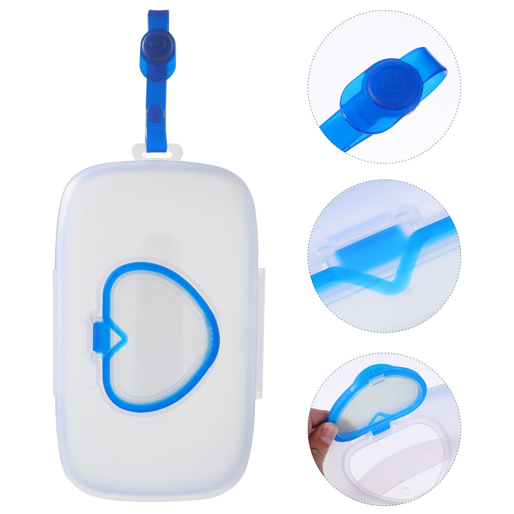 Healeved On-The-Go Wipes Dispenser translucent cap shows when to refill
