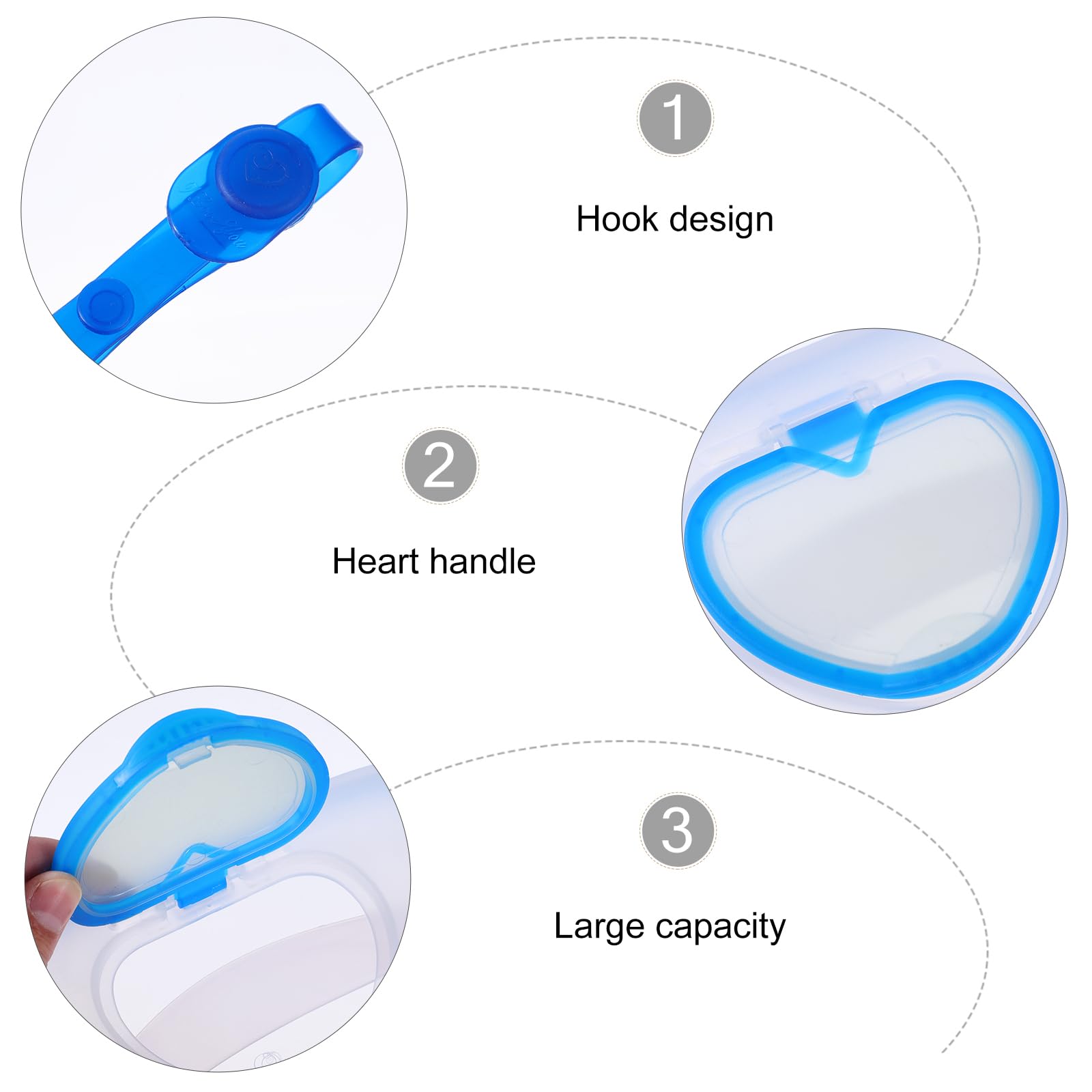 Healeved On-The-Go Wipes Dispenser travel box ideal for car trips and flights