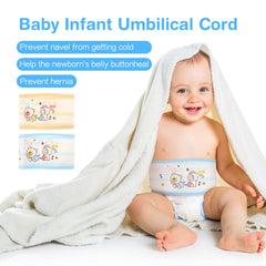 Healifty baby belly band adjustable strap demonstrates easy fit for growing infants.