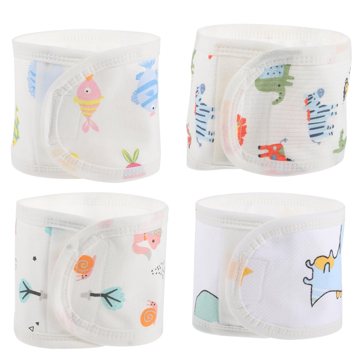 Healifty belly band in soft cotton provides gentle tummy support for newborns.