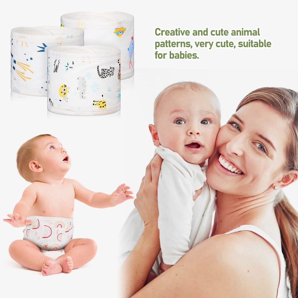 Healifty cartoon cotton baby belly band 2 provides gentle support during daily wear.