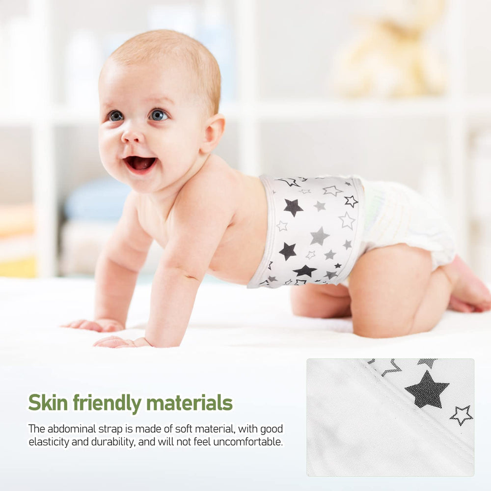 Healifty cartoon cotton baby belly band 4 delivers cozy warmth for sensitive tummies.