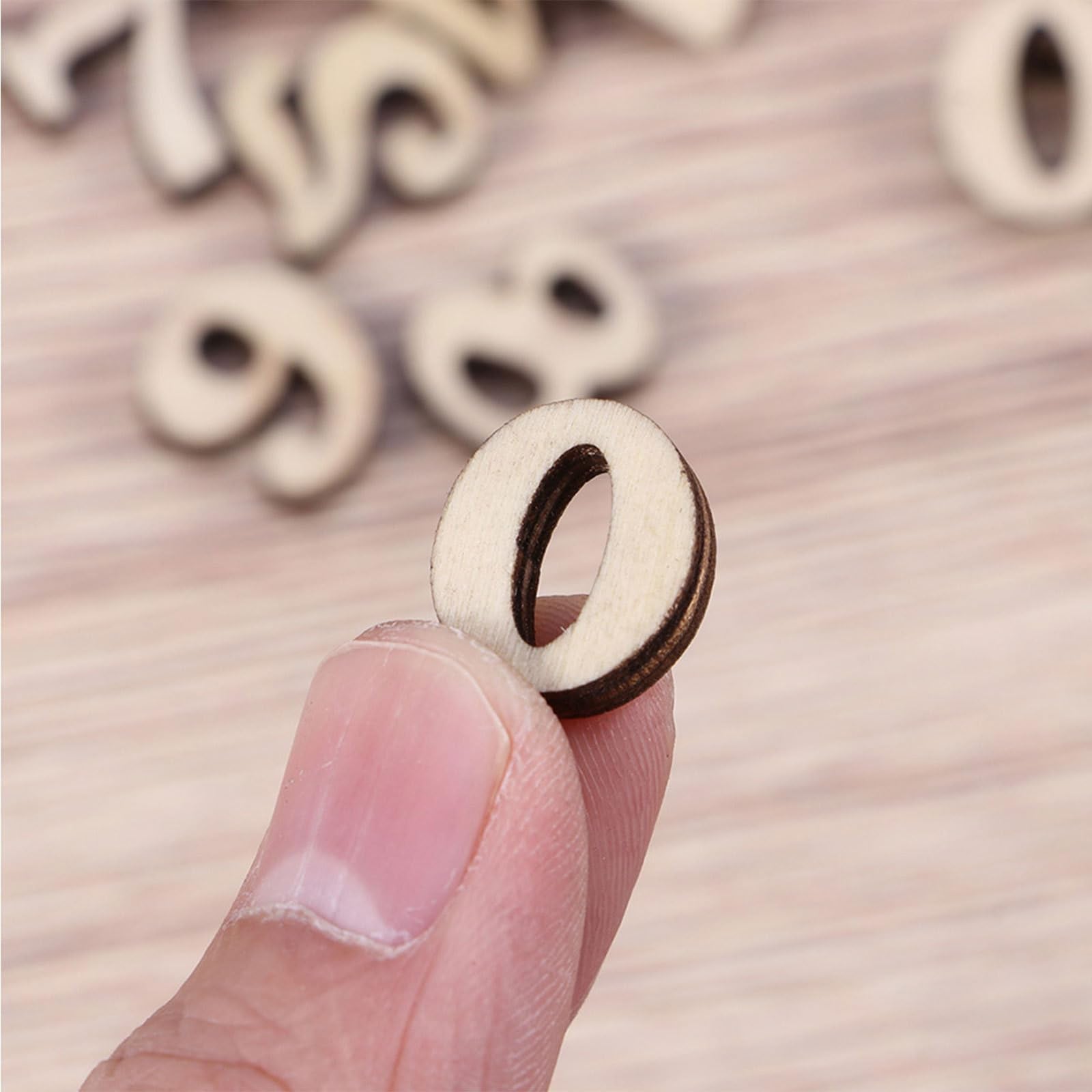 Healifty number slices for scrapbooking, crafts, and personalized gift projects