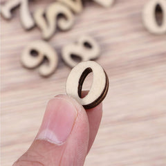 Healifty number slices for scrapbooking, crafts, and personalized gift projects