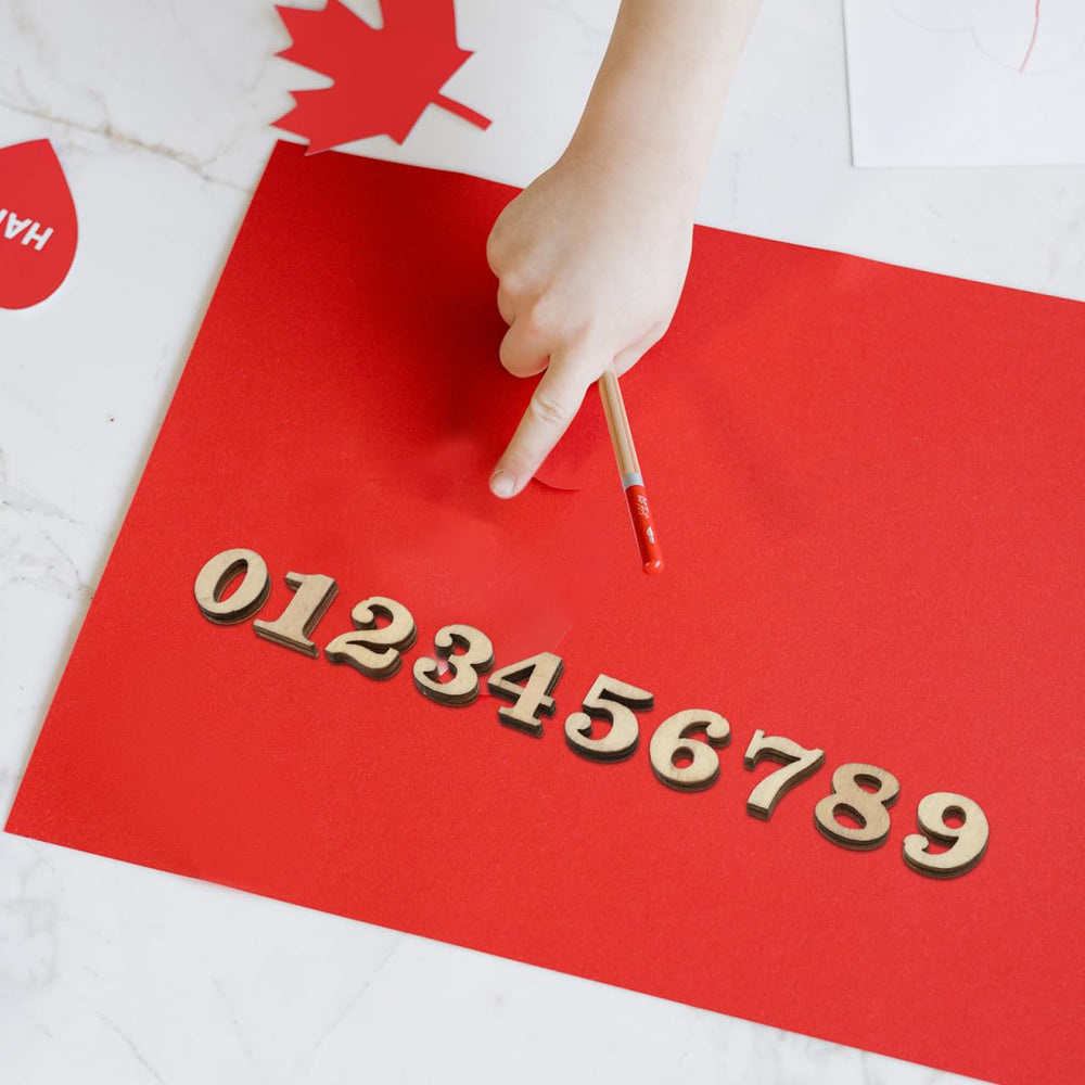Healifty wooden numbers for home decor and seasonal displays