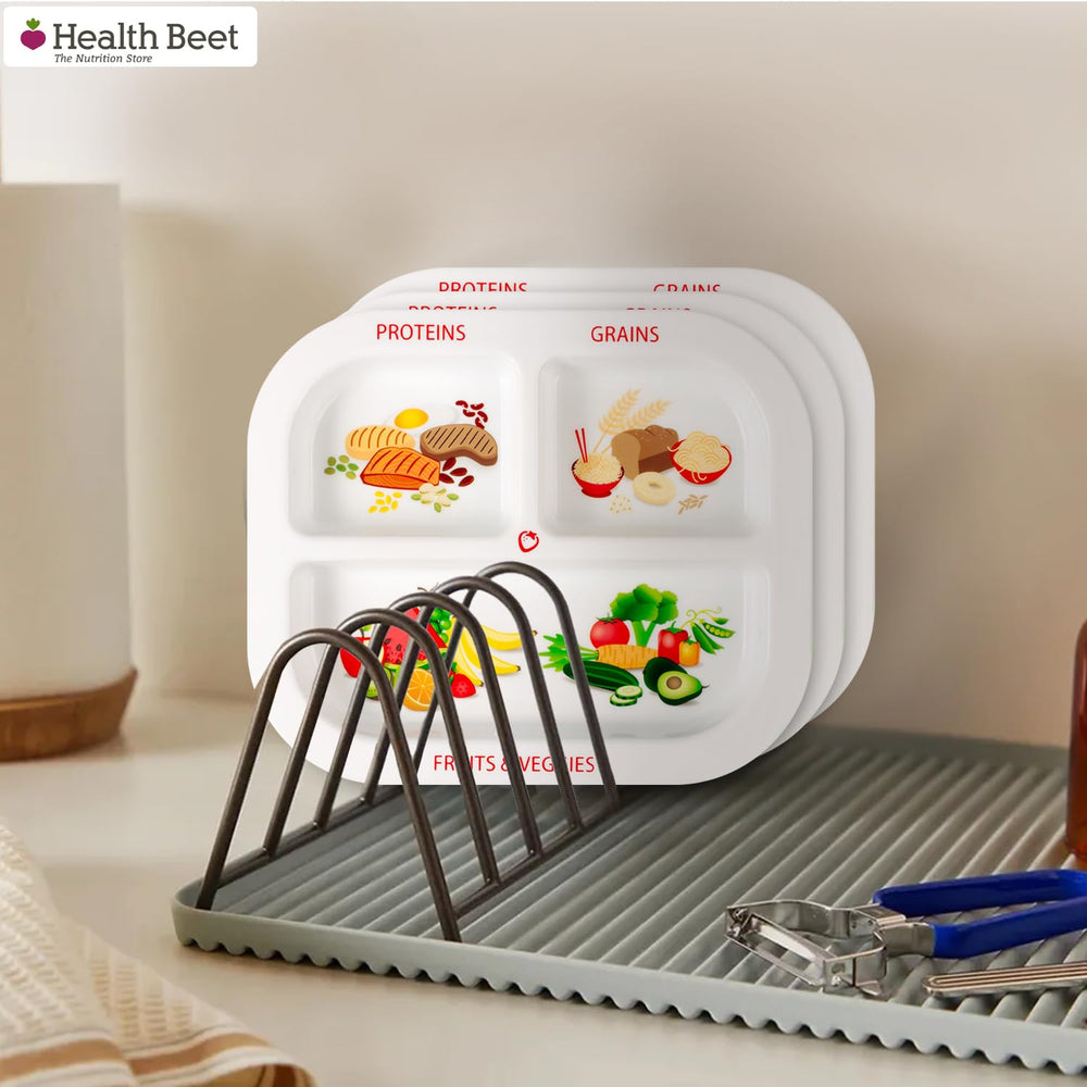Health Beet MyPlate toddler plate suitable for ages 2 to 12