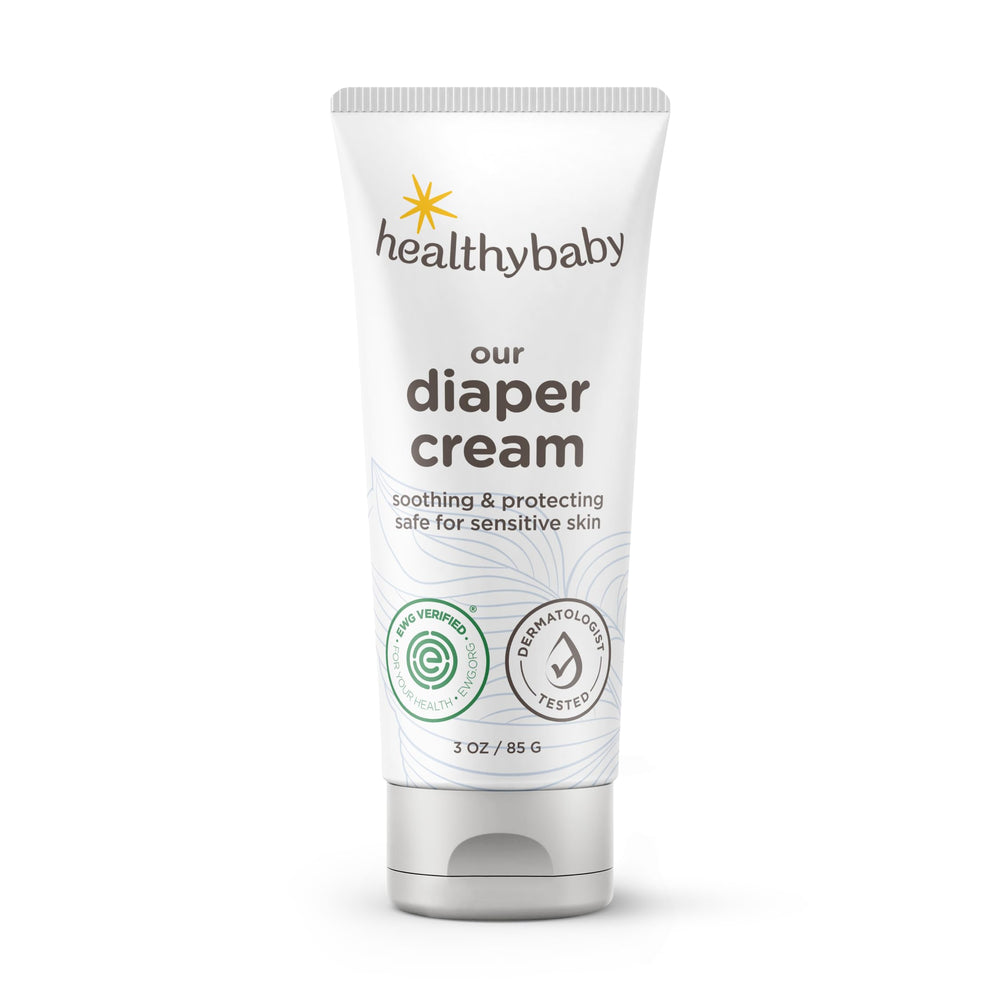 HealthyBaby Diaper Cream barrier with zinc oxide for gentle, protected baby skin.