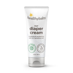 HealthyBaby Diaper Cream barrier with zinc oxide for gentle, protected baby skin.