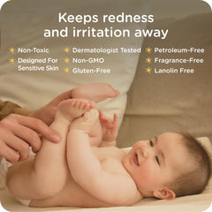 HealthyBaby Diaper Cream uses organic oils and calendula for skin-friendly care.