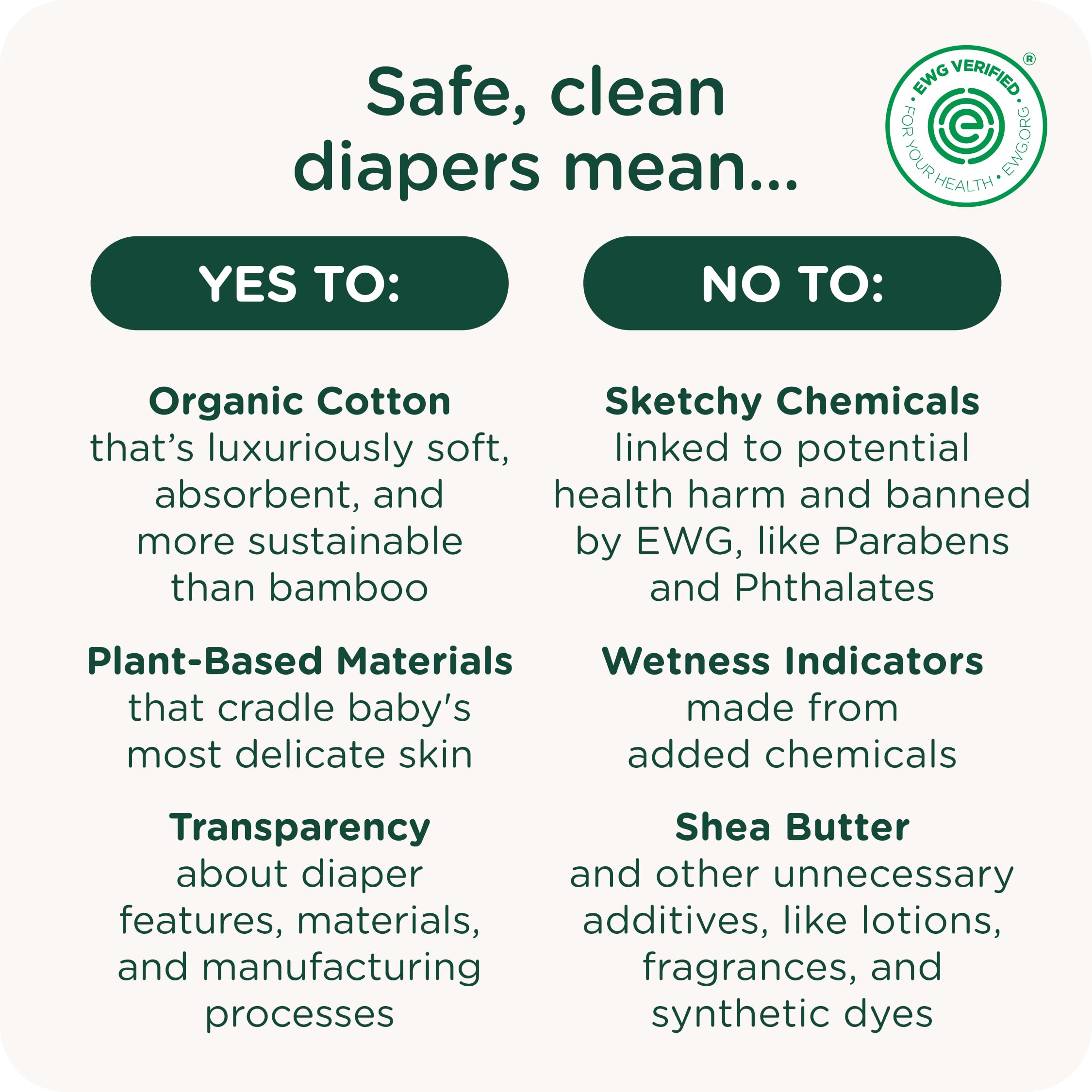 HealthyBaby Our Diapers Nordic Swan and OEKO-TEX certifications logo enhances trust.
