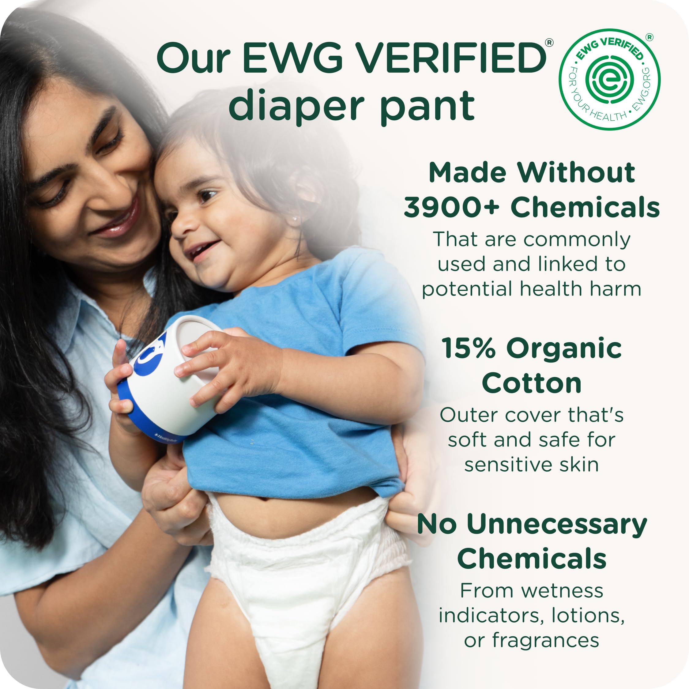 HealthyBaby SmartyPants pull-up with plant-based core for overnight moisture protection