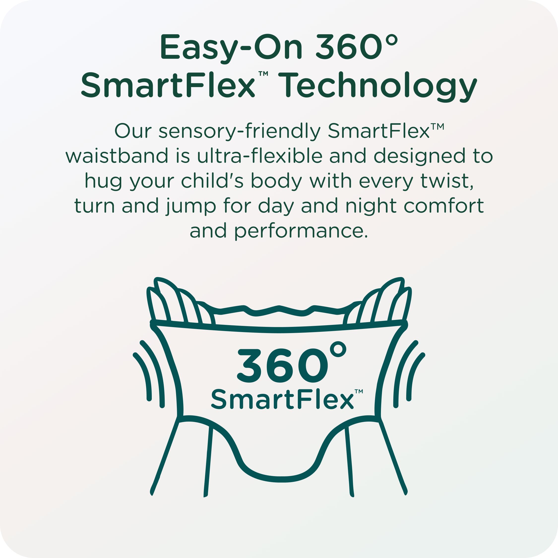 HealthyBaby SmartyPants pull-up laid flat showing organic cotton blend for gentle skin