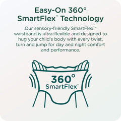 HealthyBaby SmartyPants pull-up laid flat showing organic cotton blend for gentle skin