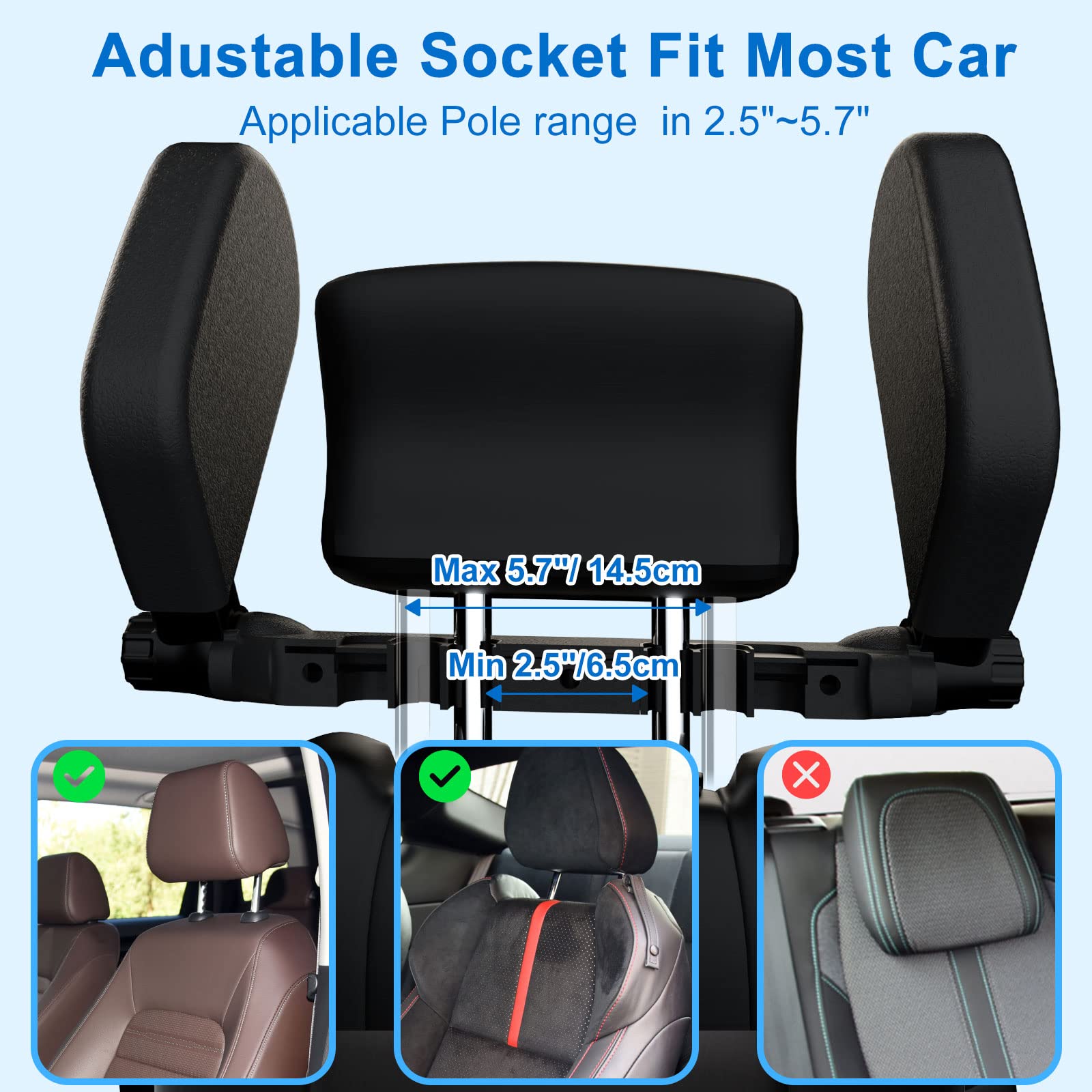Heapany Roadpal memory foam soft 4cm provides soft, supportive neck comfort