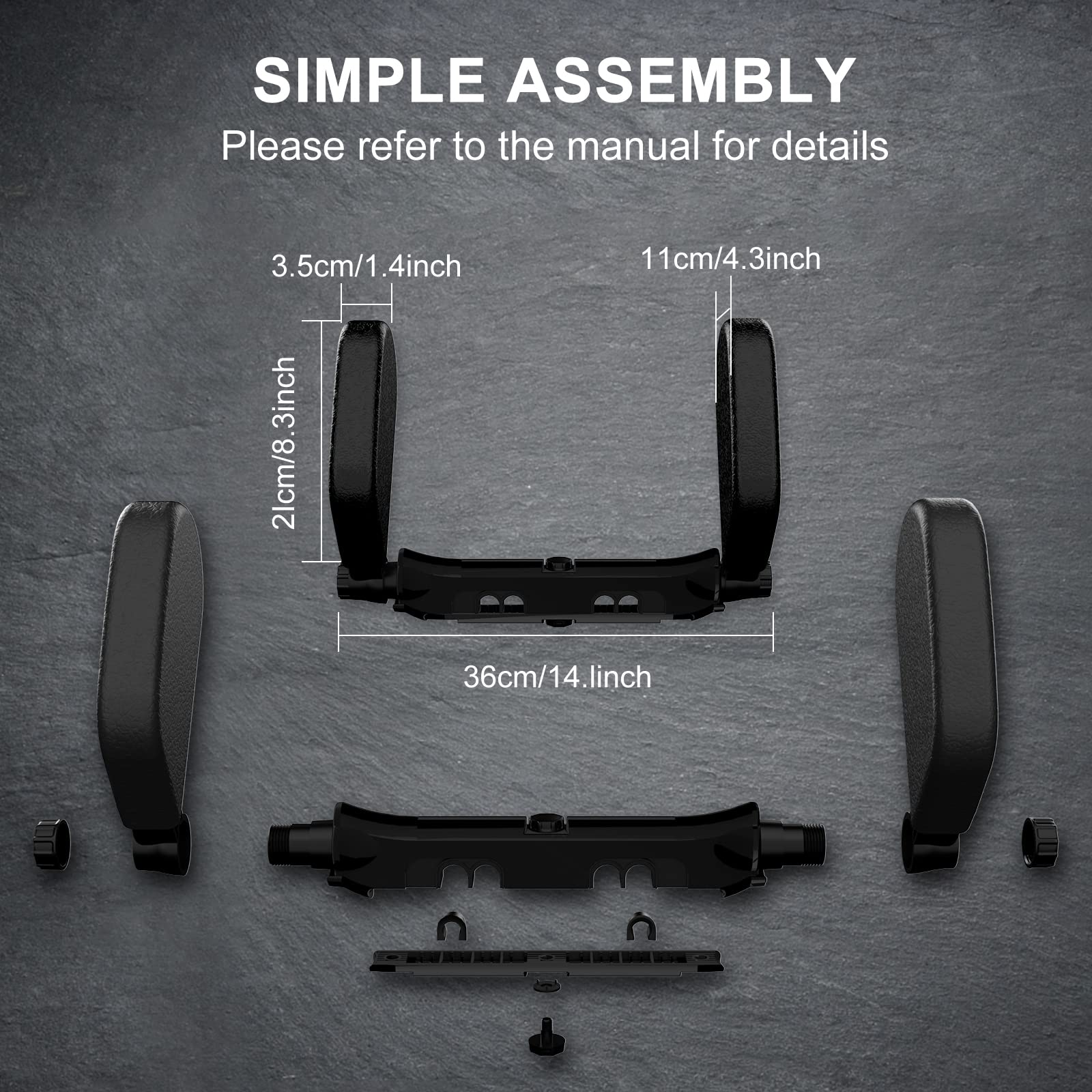 Heapany Roadpal compact storage helps keep seats tidy when not in use