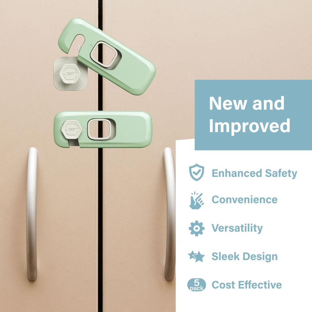 Heart of Tafiti drawer lock secures contents while you multitask in the kitchen.