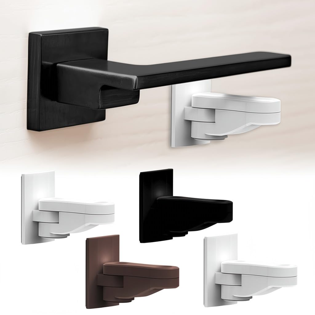 Heart of Tafiti white child-proof door lever lock pack4 keeps kids safe