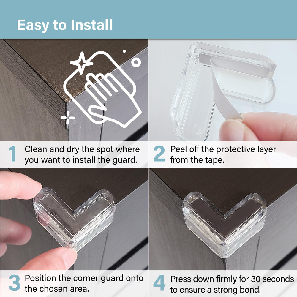 Heart of Tafiti BPA-free corner guards provide a non-toxic safety option for homes.