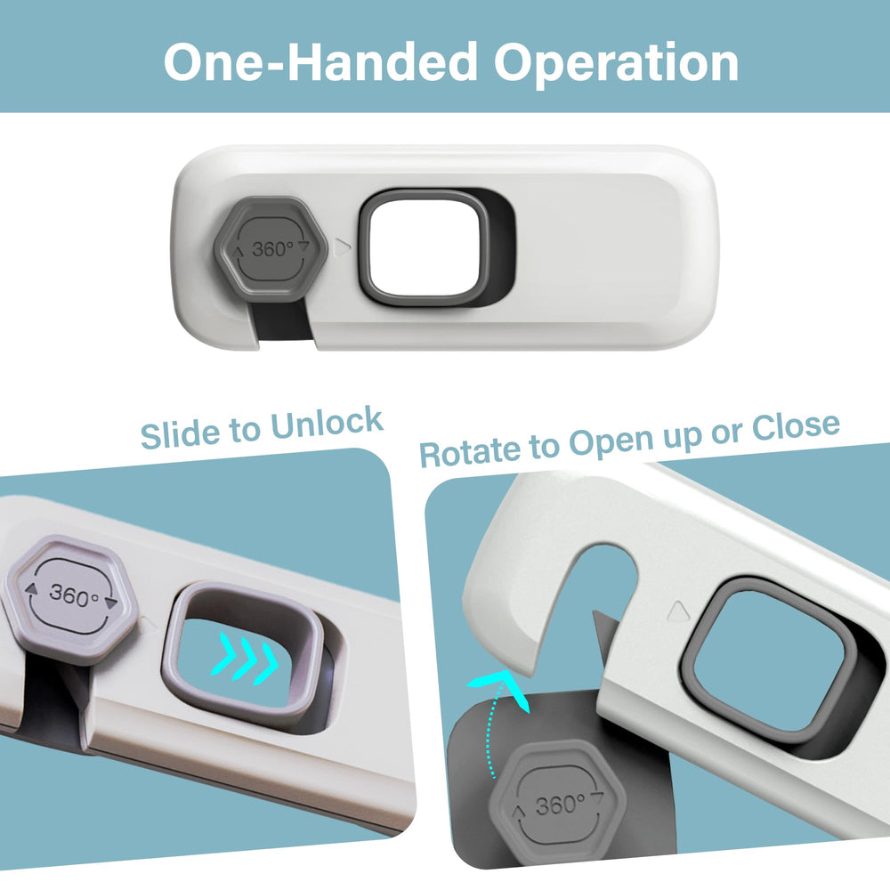 Heart of Tafiti latch-action demonstrates one-handed operation