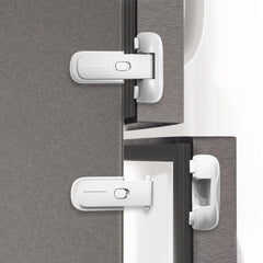 Heart of Tafiti fridge lock packaging demonstrates secure kid-safe design for busy kitchens.