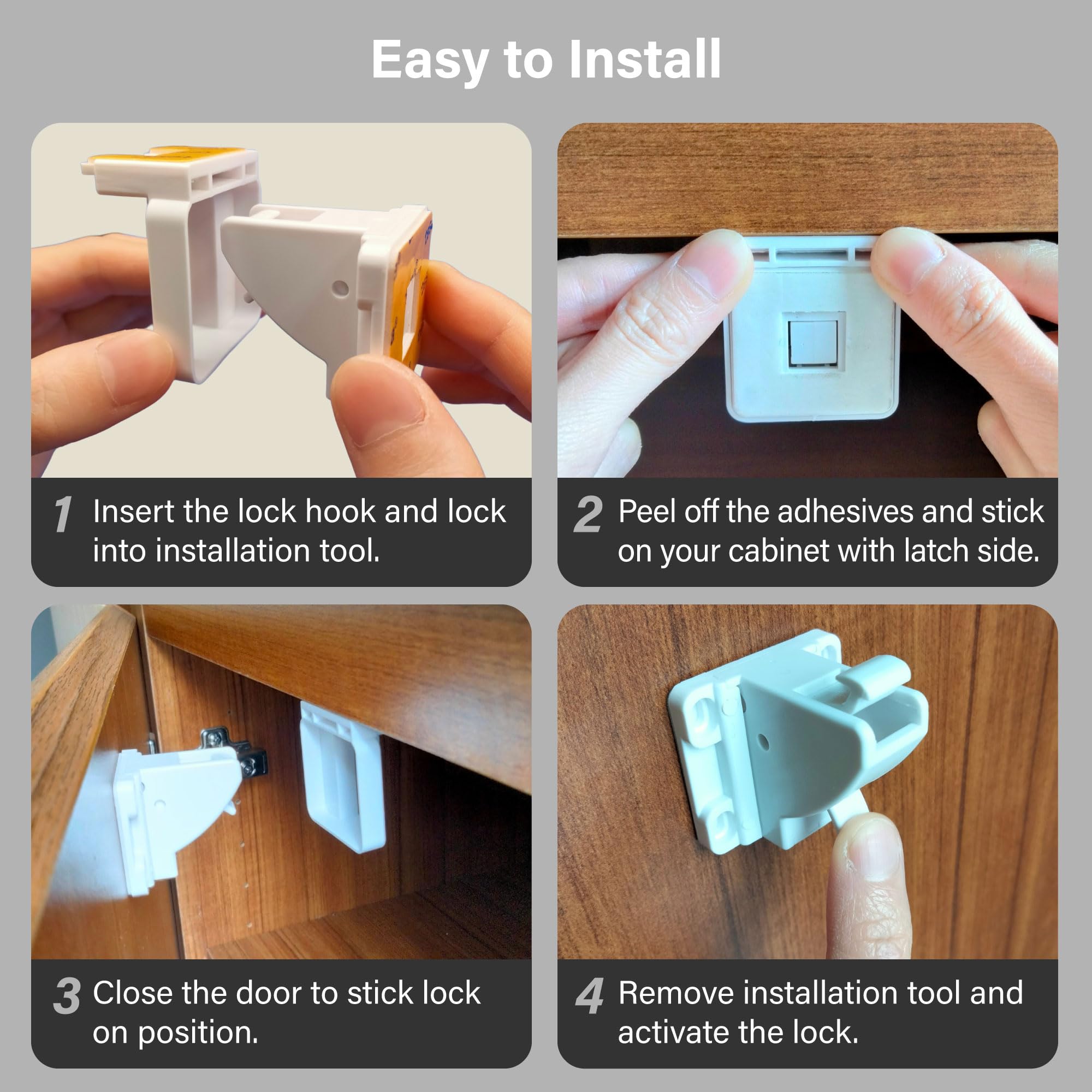Heart of Tafiti installation video guides quick, screw-free setup across cabinet types.
