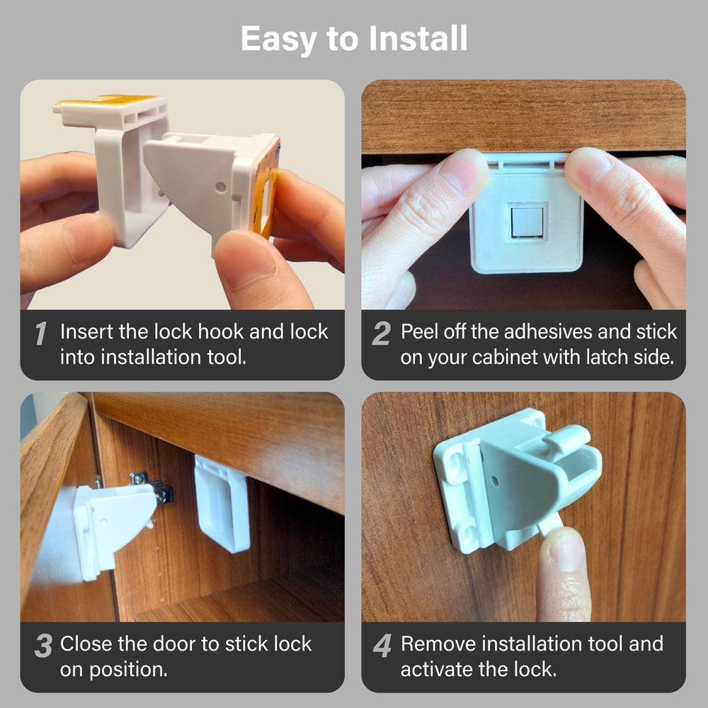 Heart of Tafiti installation video guides quick, screw-free setup across cabinet types.