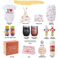 HeartLuxe mommy and daddy tumblers keep drinks warm or cold
