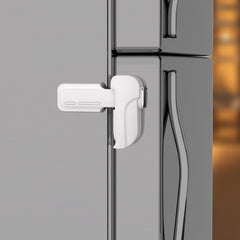 HEOATH two-pack refrigerator lock front buttons view for easy childproofing and secure closure
